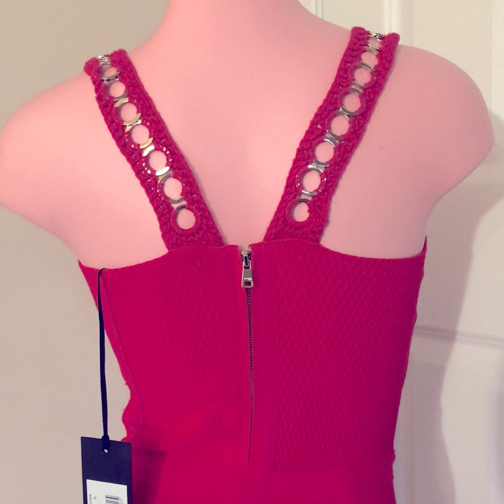 Marciano Guess Pink Fit & Flare Bandage Dress - Picture 6 of 7